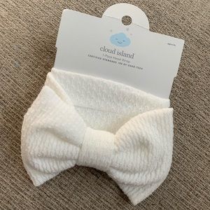 Cloud Island Baby Girl Bow Headband NWT